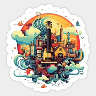 City of Musical Instruments Sticker